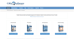 Desktop Screenshot of cika-software.de