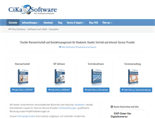 Tablet Screenshot of cika-software.de
